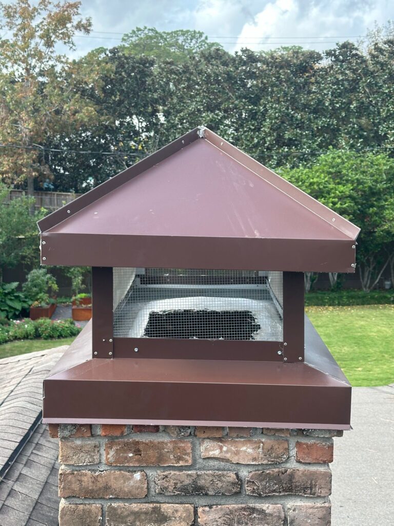 Custom Made chimney cap installation in tx